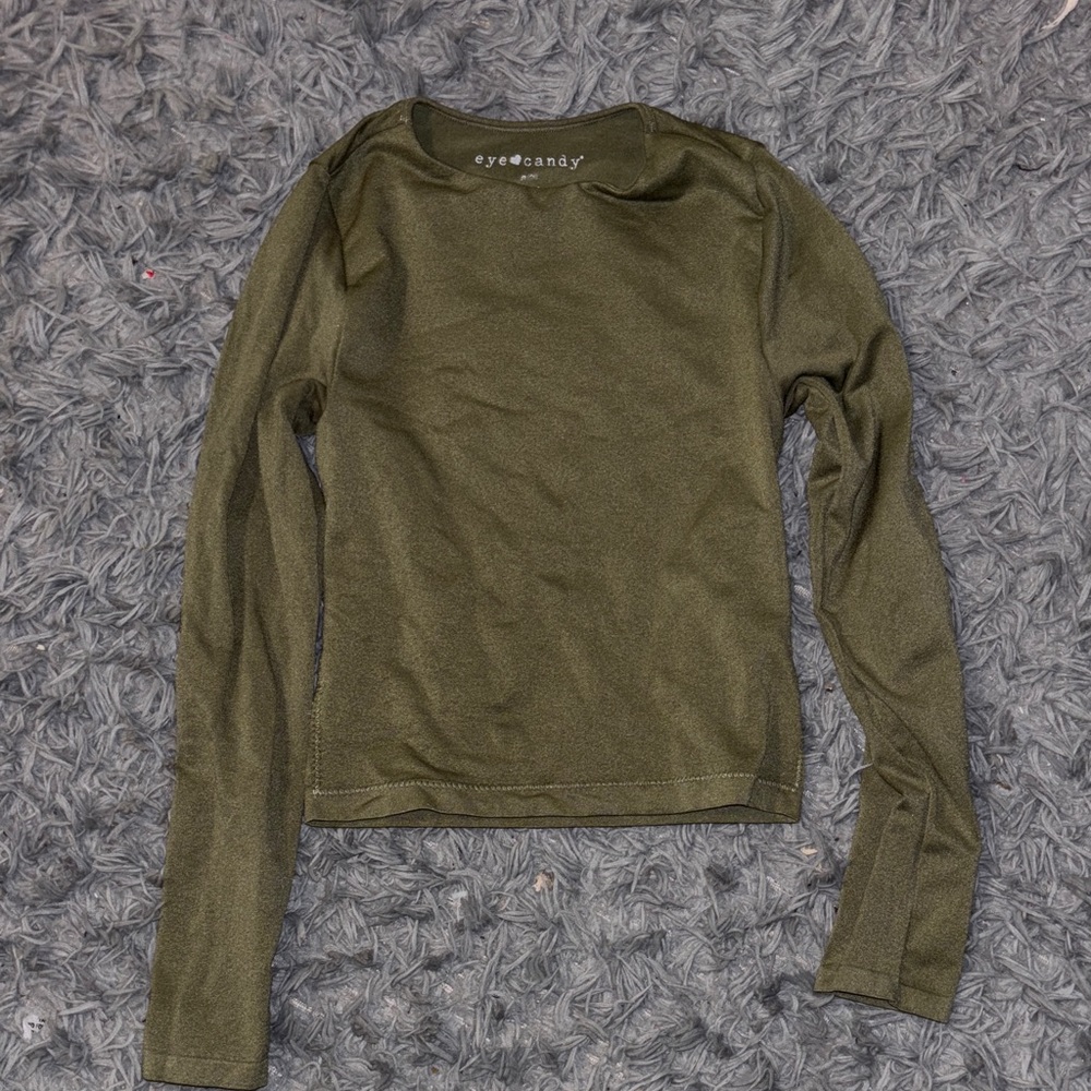 Green Long Sleeve Shirt